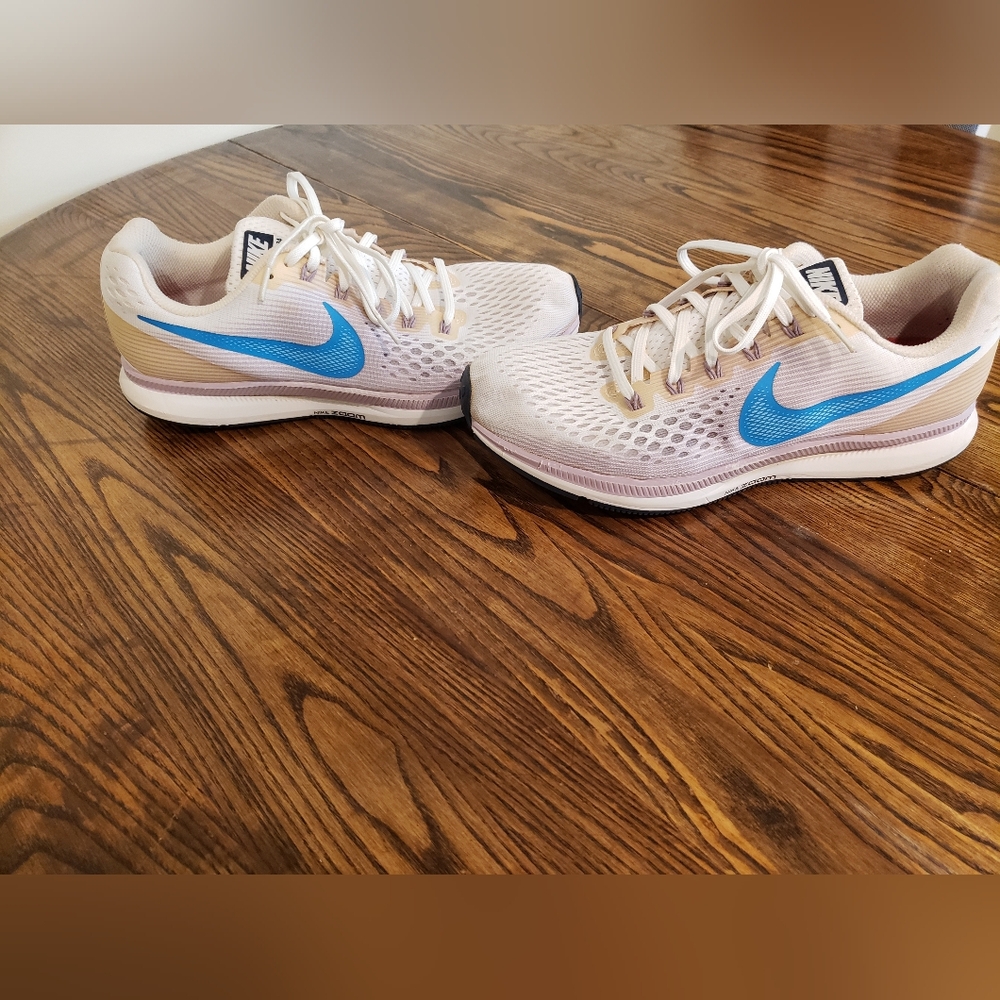 Nike Women's Zoom Pegasus 34 Summit Lilac Blue 880560-105 Size 11 Running  Shoes